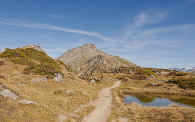 Riederalp, Bergdorf, Bettmerhorn, Herbst, Alpen, Schweiz