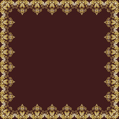 Floral Seamless Vector Pattern. Orient Abstract Background