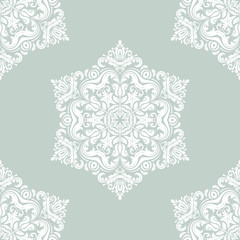 Damask Seamless Vector Pattern. Orient Background