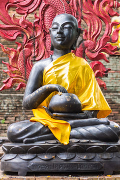 Shin Upagutta Statue in Thai temple