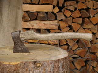 the axe in the deck