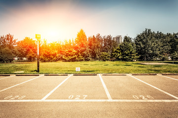 empty parking lot © 06photo