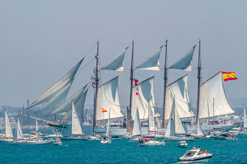 Fototapeta premium Ship Juan Sebastian de Elcano