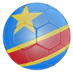 Soccer Ball Democratic Republic Kongo