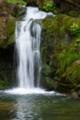 Fototapeta na wymiar Waterfall in the Carpathians