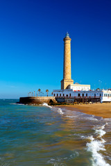 Fototapeta premium Lighthouse of Chipiona, Cadiz