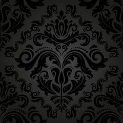 Floral Seamless Vector Pattern. Orient Abstract Background