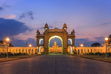 Fotobehang Mysore Palace, India © Noppasinw
