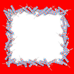 Happy Diwali background with diya and firecracke