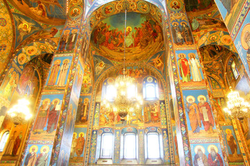 Fototapeta na wymiar Church of the Savior on Blood in Saint Petersburg