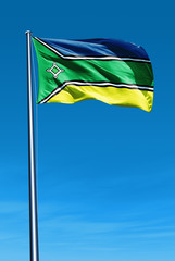 Amapa (Brazil) flag waving on the wind © Lulla