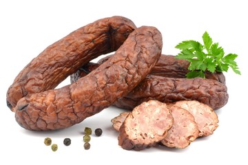 slightly dried sausage