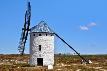 Molino de viento, Campo de Criptana, gigantes del Quijote