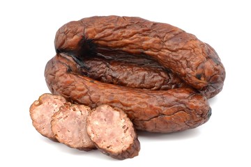 slightly dried sausage