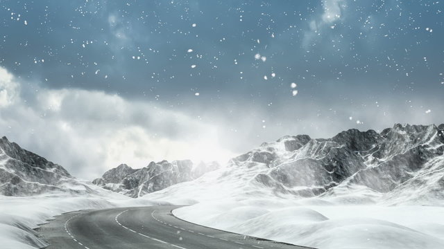 Winter Road - Snowfall