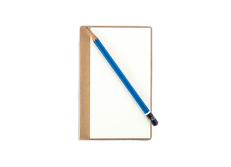 Blank Note Pad with Pencil
