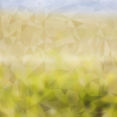 Modern Abstract Blurred Background with Transparent Triangles