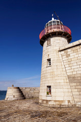 Lighthouse at Howth peninsula in Ireland © gaborphotos