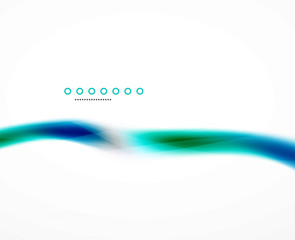 Abstract background, blue wave business template