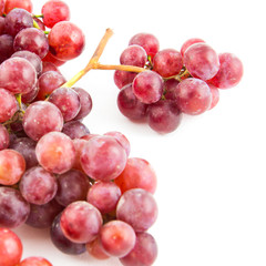 grapes isolated on white background
