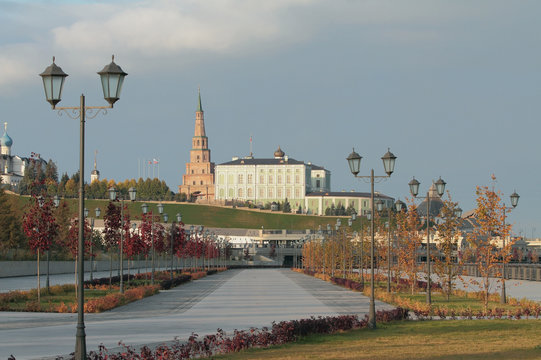 New Embankment and Suyumbike Tower with President Palace