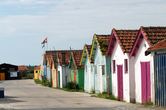 Cabanes ostr&eacute;icoles &agrave; Ch&acirc;teau d'Ol&eacute;ron