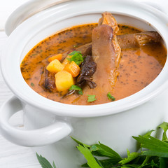 Oxtail soup