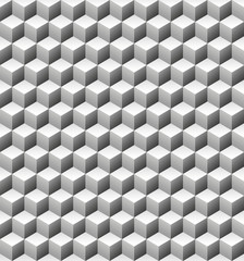 Gray stone cubes seamless texture