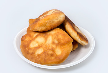 Pirojki. Traditional delicious Russian patty