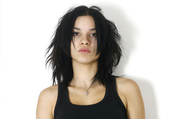 Portrait of a Serious Lady