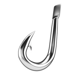 Fishing hook with flatted eye