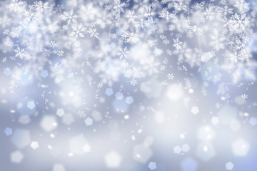 Abstract snowflake Christmas background