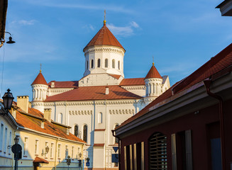 Fototapeta na wymiar Cathedral of the Theotokos in Vilnius, Lithuania