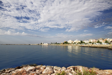 View of the coast from Manfredonia (FG) Puglia