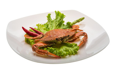 Boiled crab