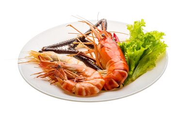 Giant Freshwater Prawn and king prawns