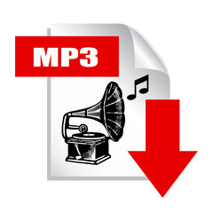 Music mp3 download - obrazy, fototapety, plakaty