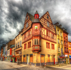 Building in the city center of Koblenz, Germany