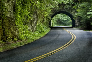 Möbelaufkleber Tunnel Smoky Mountain Tunnel