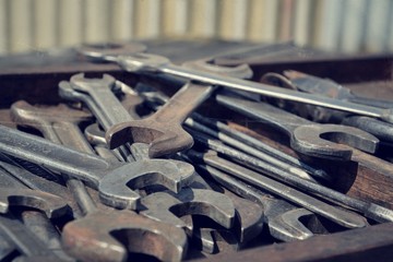 Fototapeta premium Wrench also called spanner