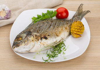Grilled dorado
