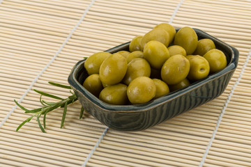 Green olives