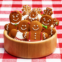 Christmas gingerbread cookies