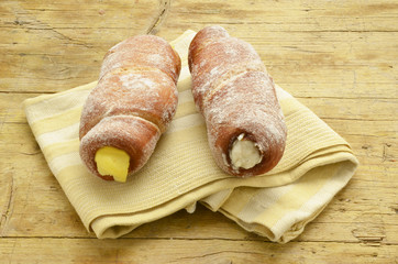 Torciglione alla crema e ricotta Pasticceria siciliana Expo 2015