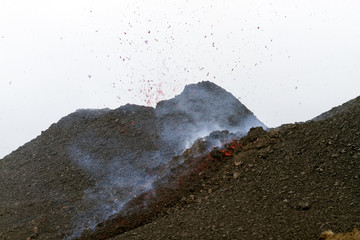 Etna eruption of July , 2014