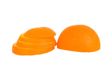 Orange geschnitten