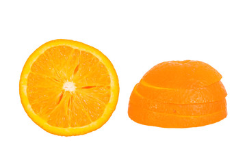 Orangenquerschnitt