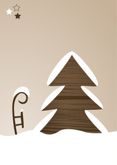 Obraz premium Weihnachtskarte
