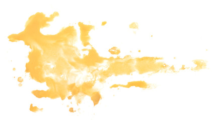 Fototapeta premium Spilled paint isolated on white