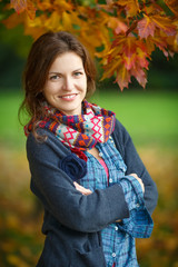 Portrait of young beautiful woman